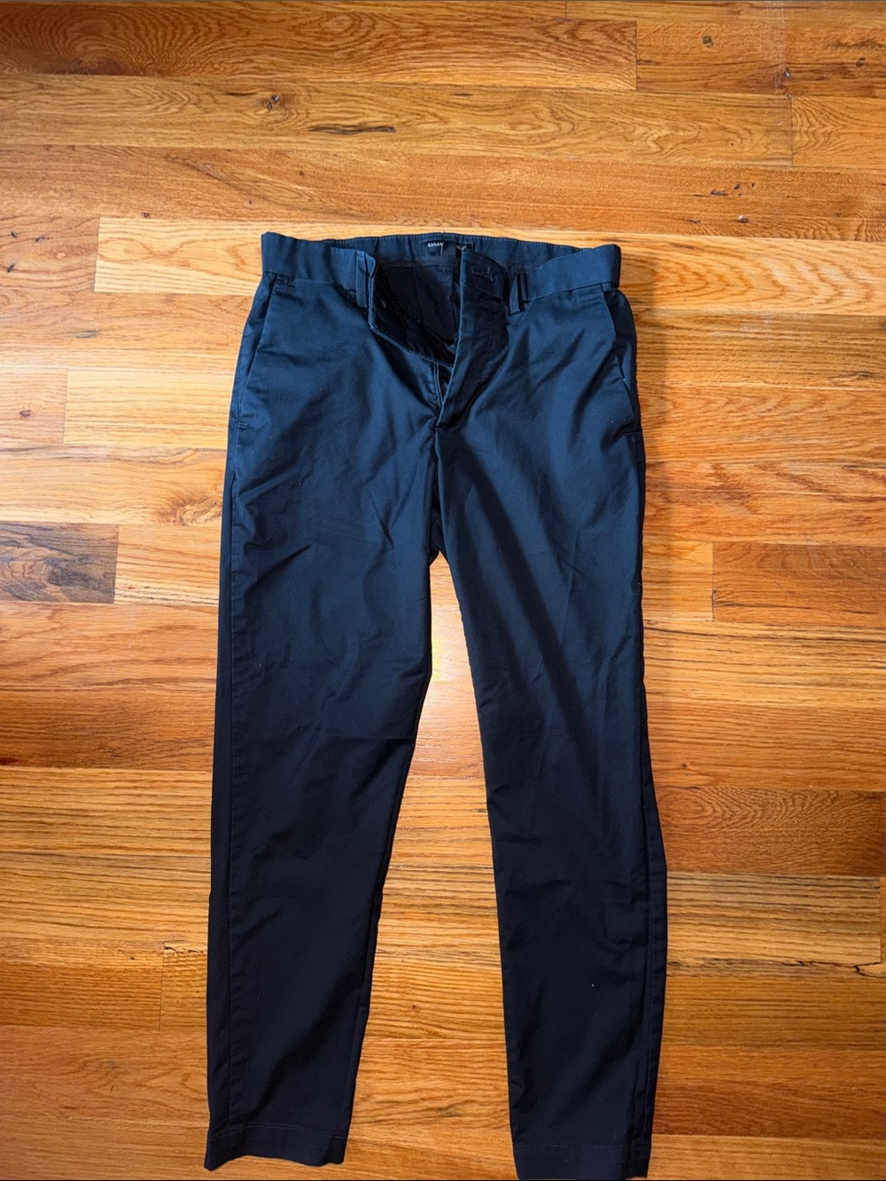 Banana republic Men's Slim Black Dress Pants - 28x28